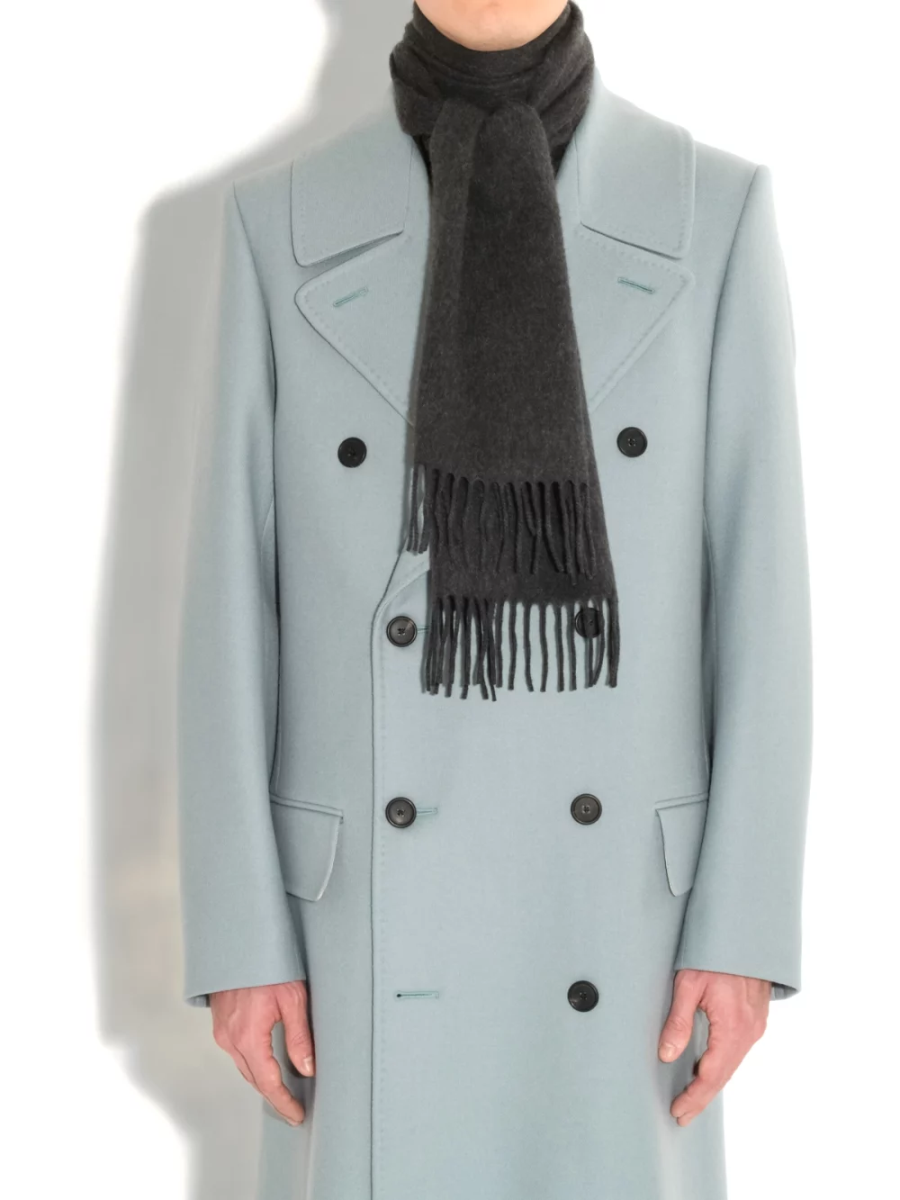 SCARF IN CASHMERE - ANTHRACITE