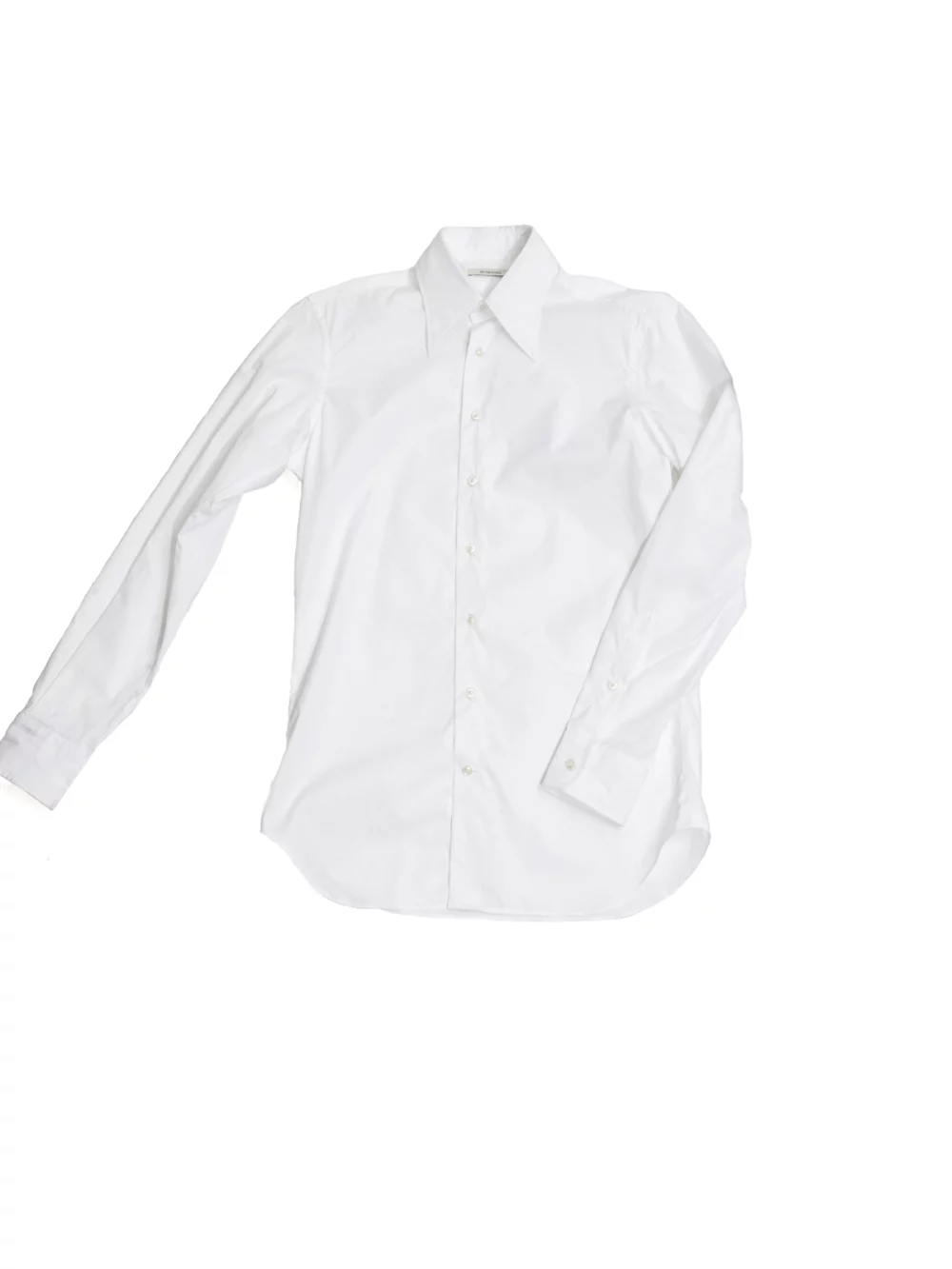 CHEMISE COL LARGE - POPELINE BLANCHE-11-5