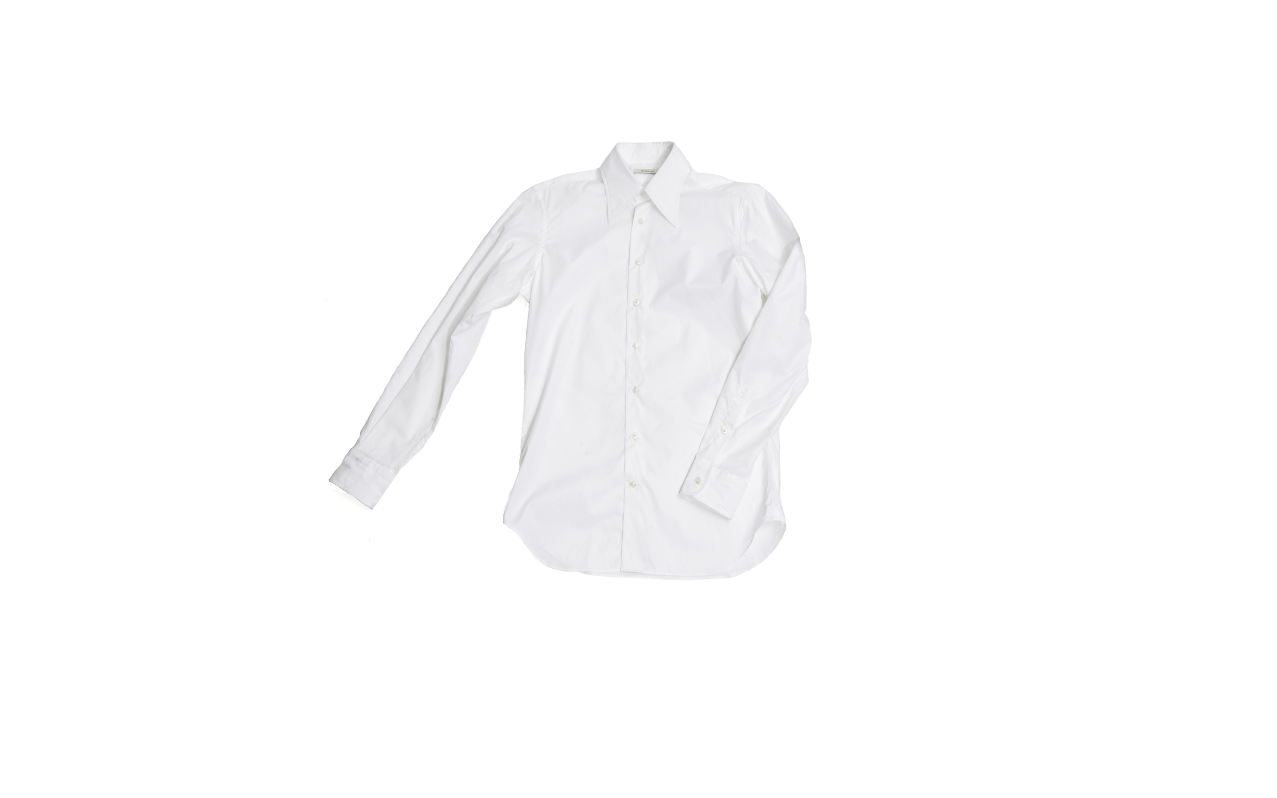 CHEMISE COL LARGE - POPELINE BLANCHE-11-5