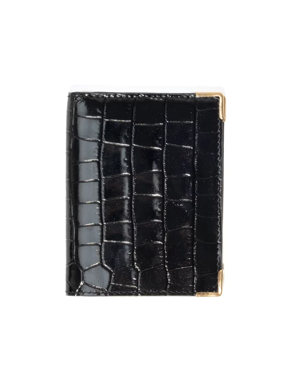 N-WALLETIN-EMBOSSED CALFSKIN BLACK