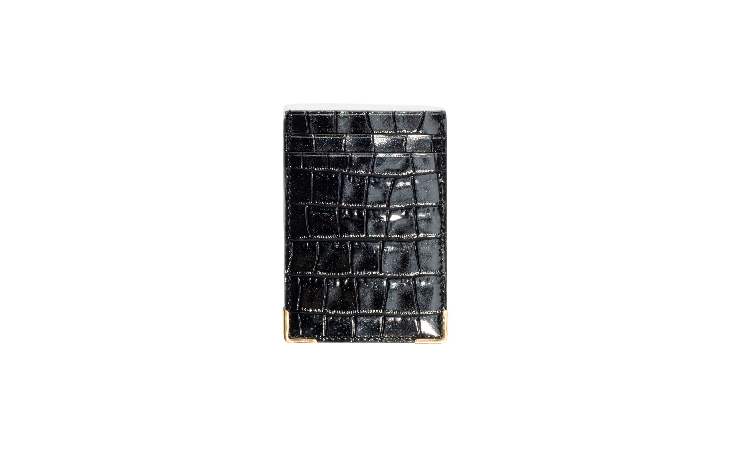 WALLET IN EMBOSSED CALFSKIN – BLACK