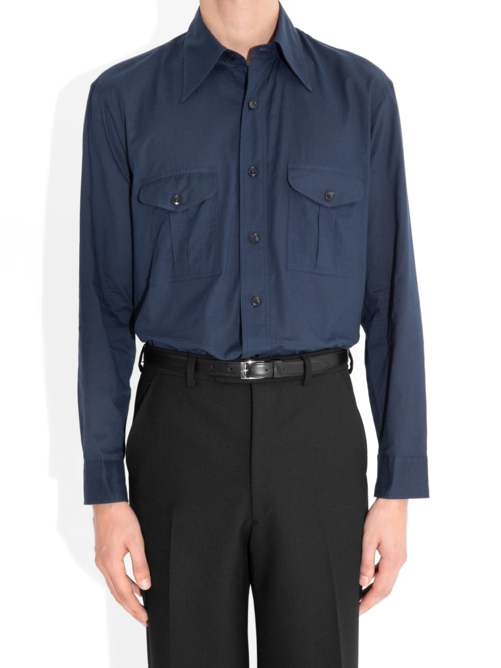 CHEMISE-BOYSCOUT-EN-COTONNADE-FINE---BLEU-MARINE_1