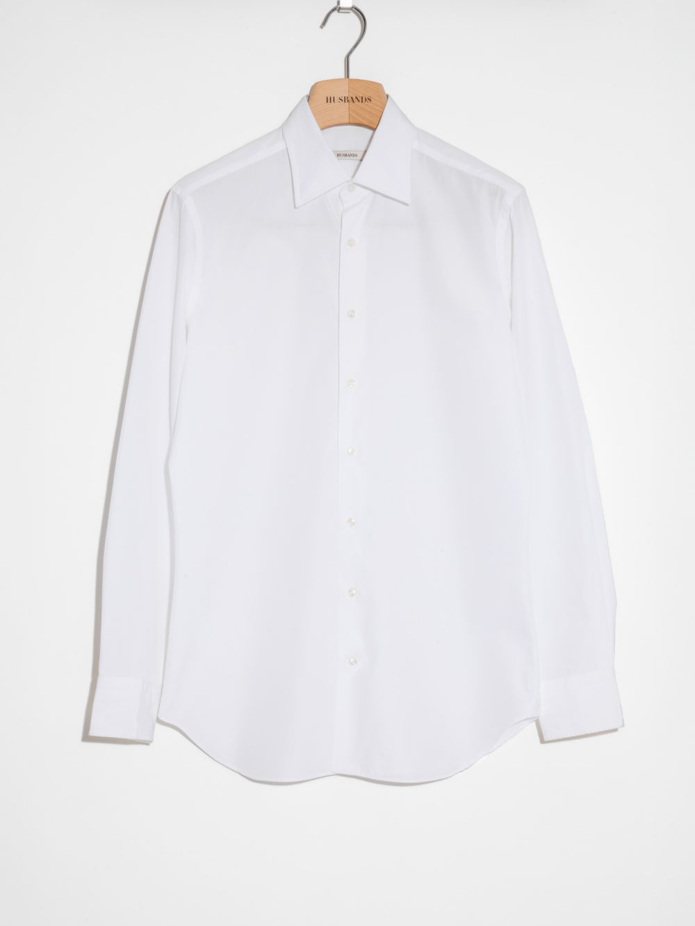 CHEMISE COL CLASSIQUE EN POPELINE - BLANCHE_1