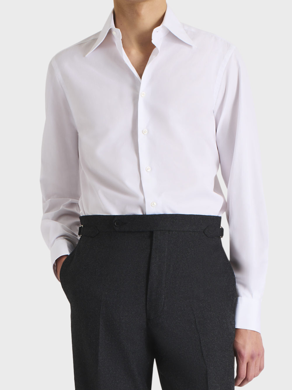 033_WIDE COLLAR SHIRT IN COTTON POPLIN - WHITE_1_1059