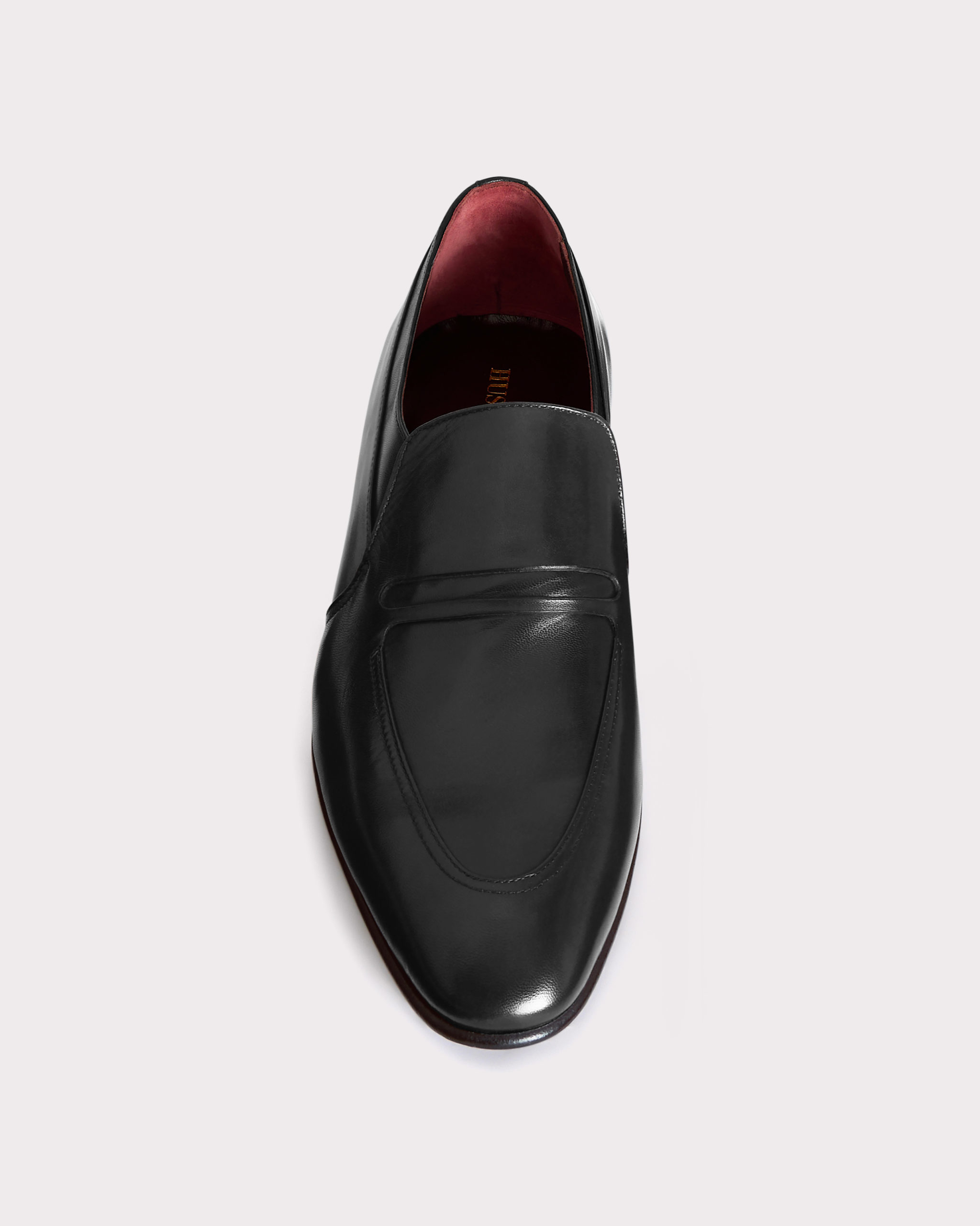 PENNY LOAFERS IN ANILINE KIDSKIN - BLACK - Image 2