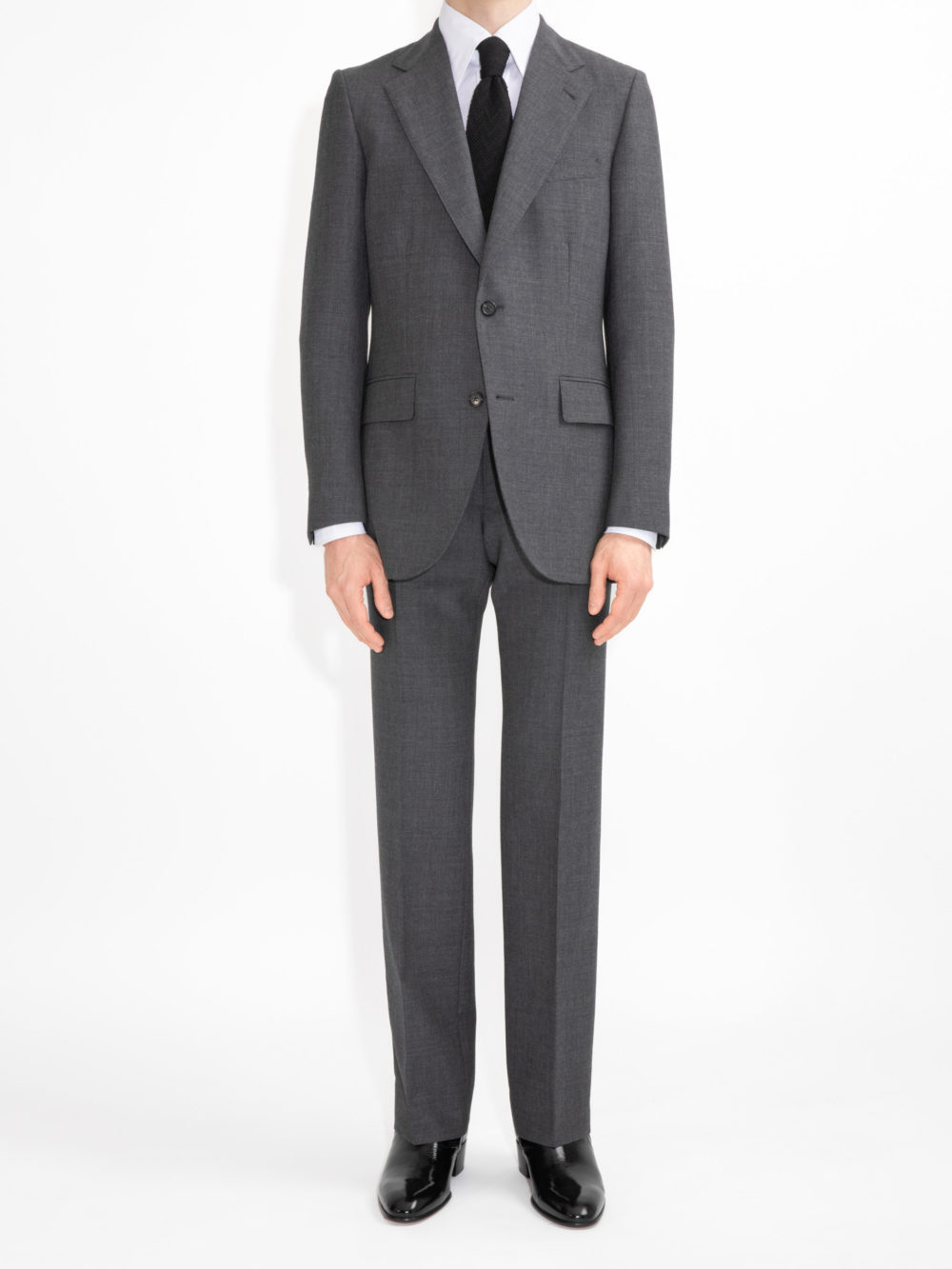 COSTUME DROIT EN FRESCO - GRIS