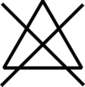 <p>BLANCHIMENT INTERDIT</p>
