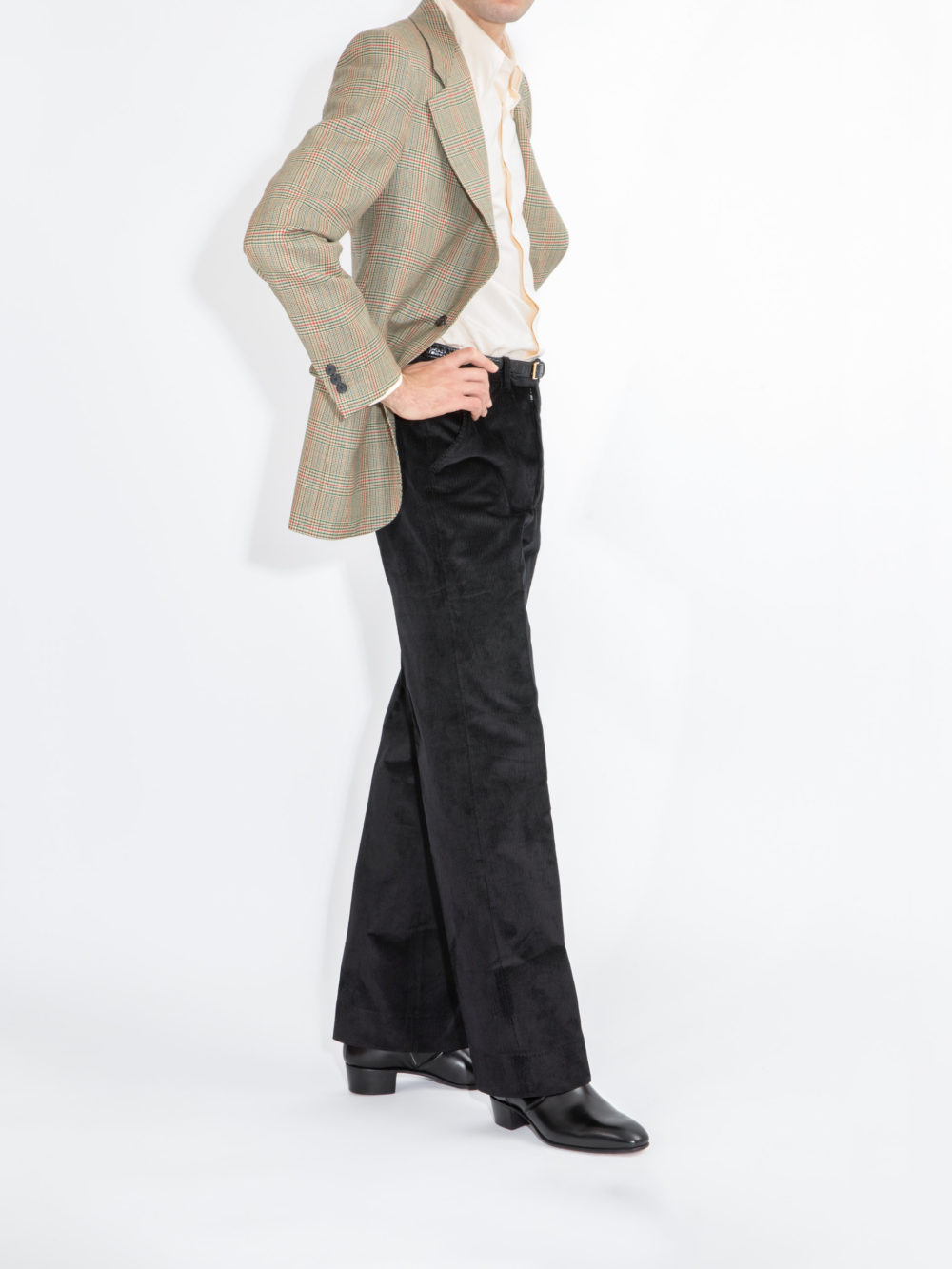 SINGLE-BREASTED JACKET IN TWEED - MINTO ESTATE CHECK