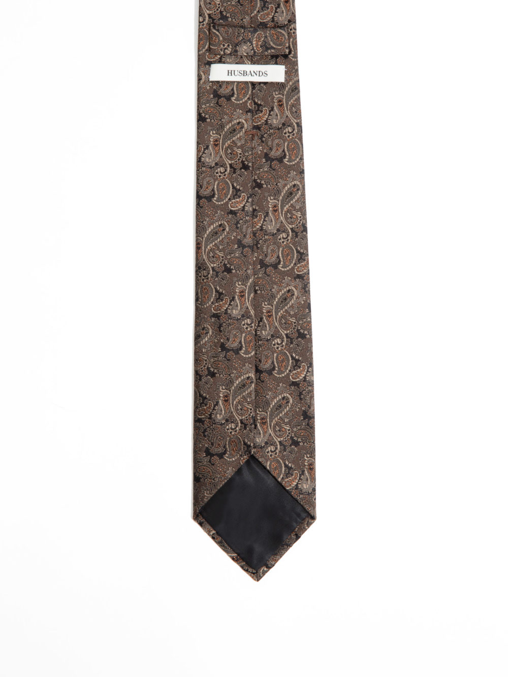 CRAVATE EN SOIE - PAISLEY BRONZE1