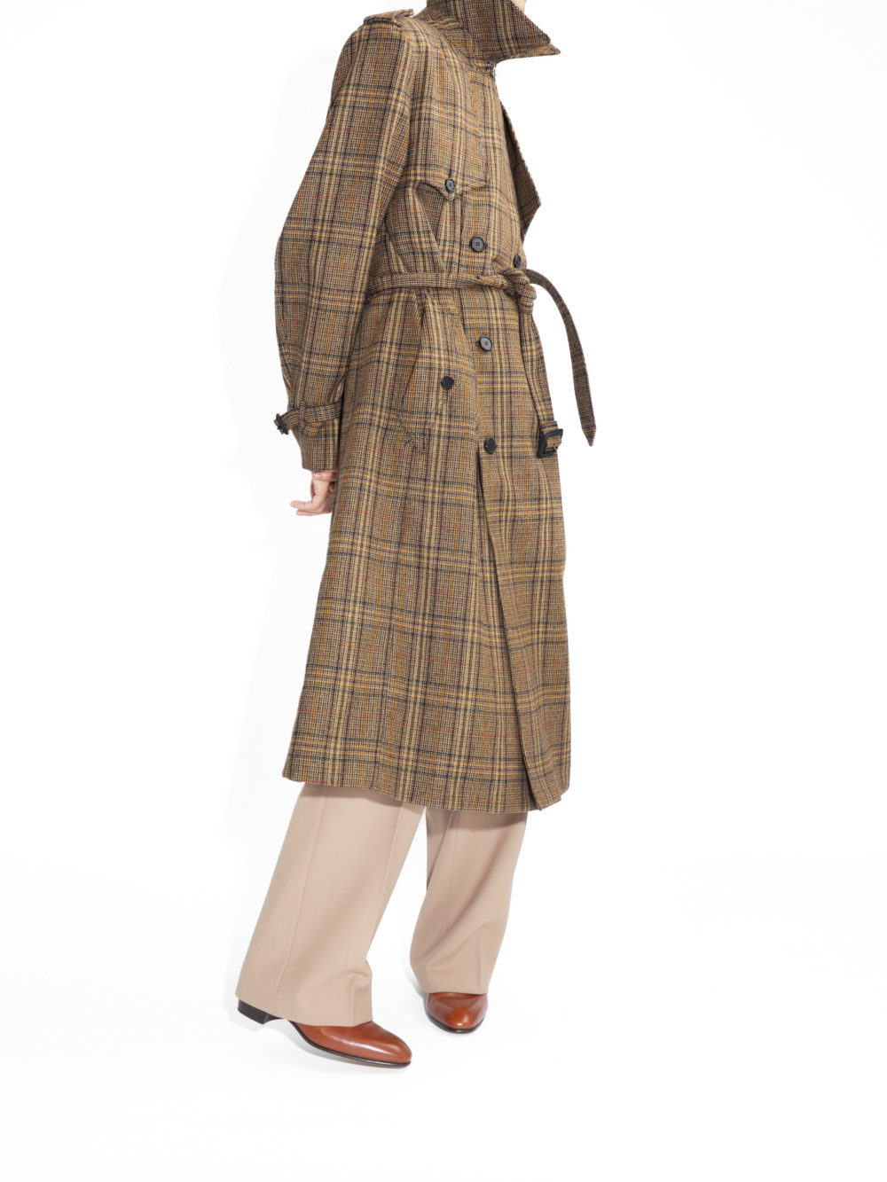TRENCH-COAT EN TWEED - PRINCE DE GALLES BRONZE7