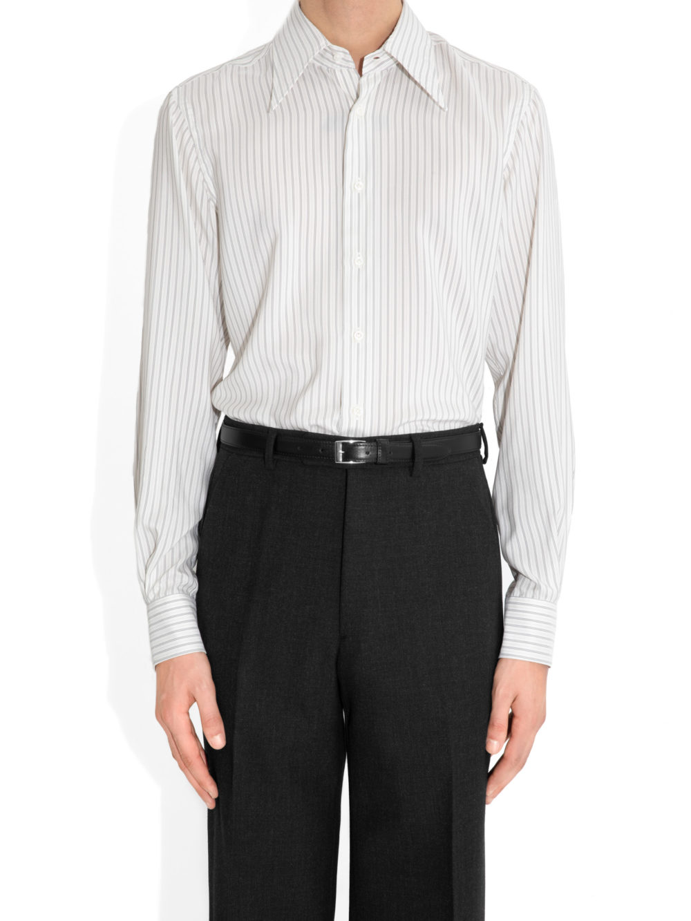 CEINTURE FINE EN CUIR DE VEAU BOX - NOIRE_1