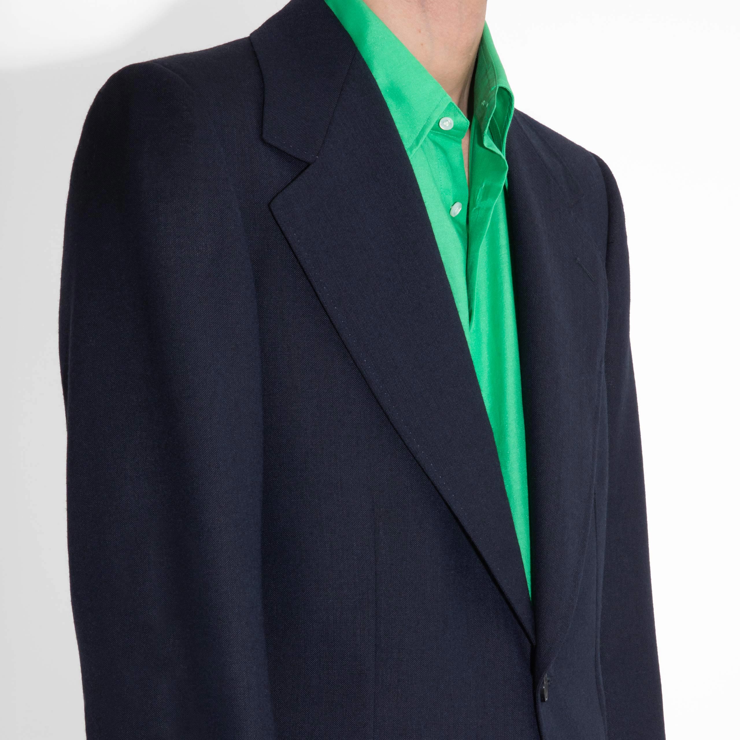 COSTUME DROIT EN FRESCO - BLEU MARINE – Image 2